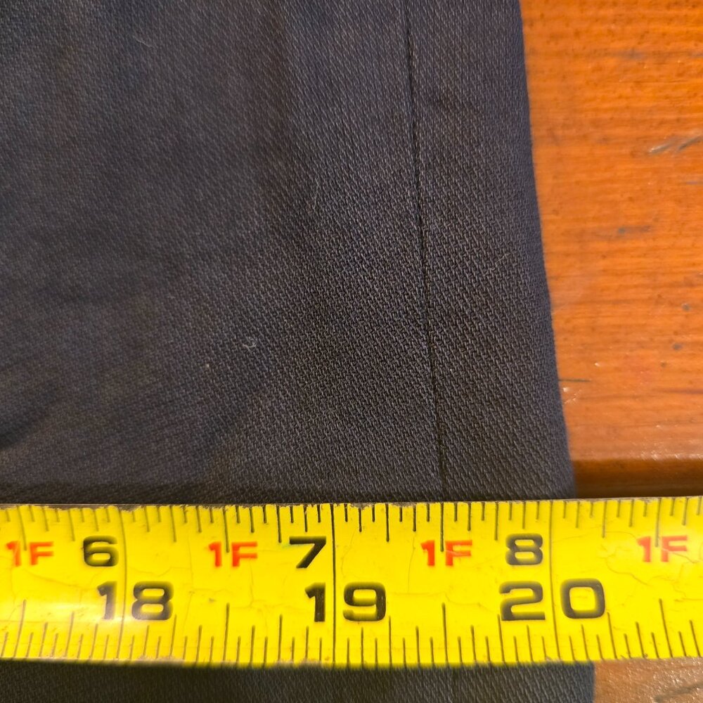 Skirt Navy Rayon Pockets Lined Liz Claiborne Collection size 12 1990s - Picture 12 of 12